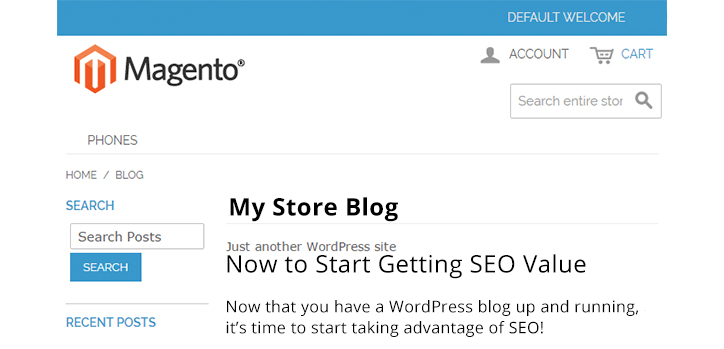 WordPress Blog in a Magento Store