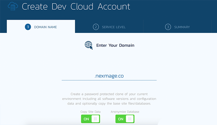 Making a Dev Cloud Account