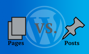 WordPress pages vs posts