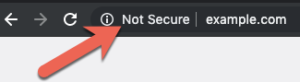 Not Secure SSL warning