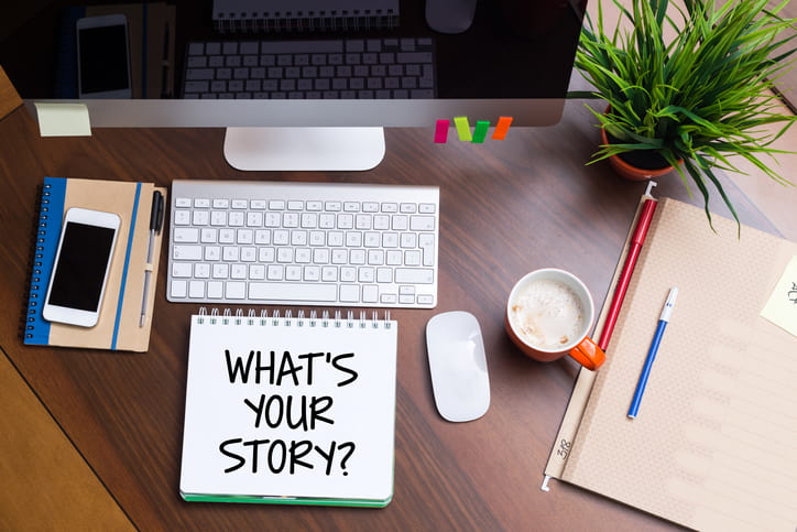 tell your story on your blog homepage