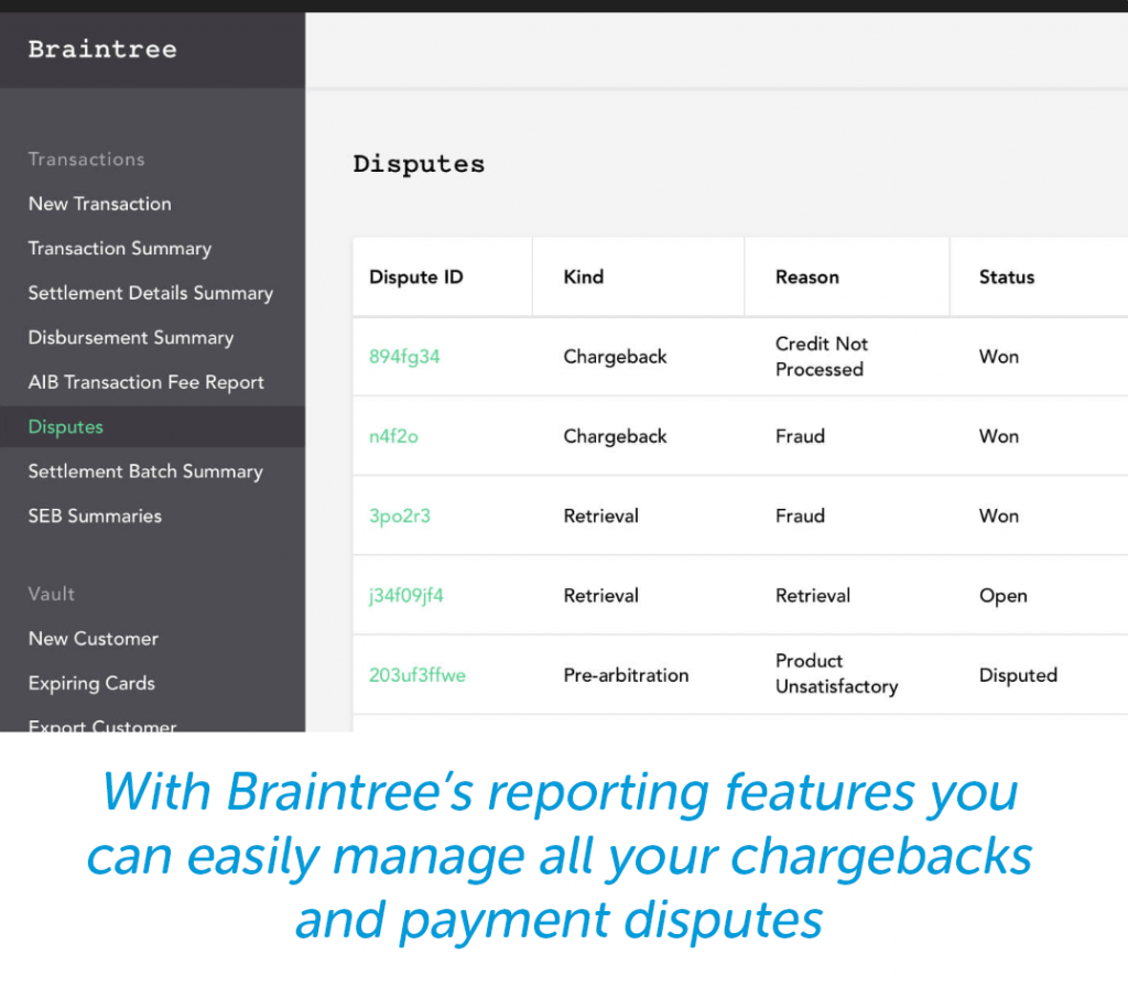braintree reporting for best payment gateways for digital downloads