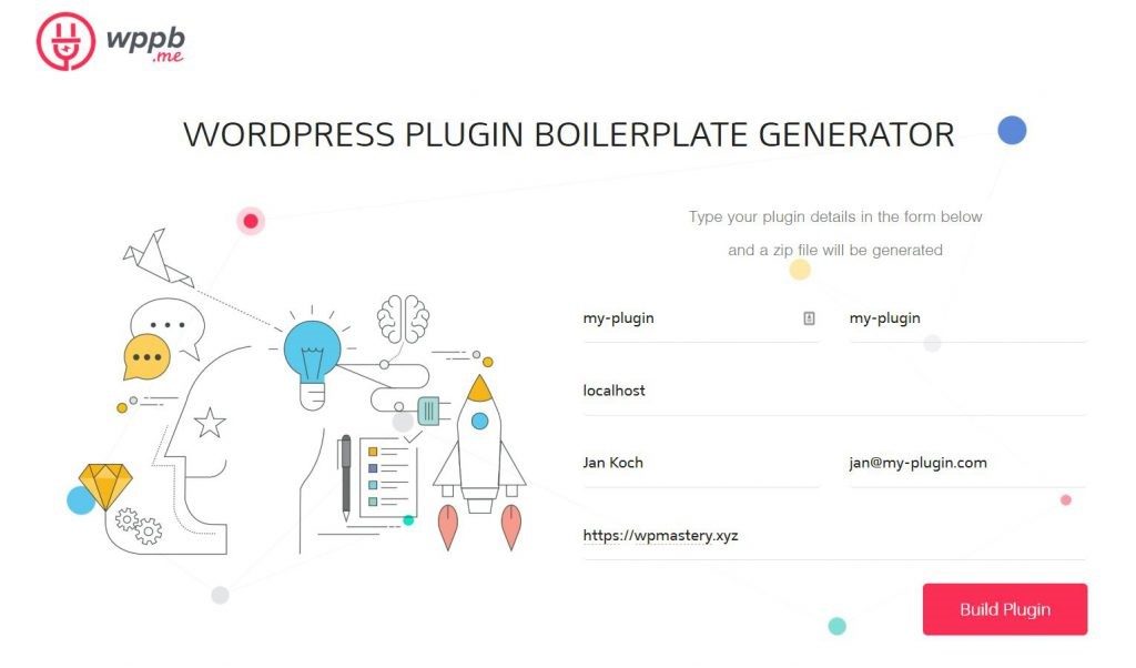 wppb boilerplate generator - build plugin